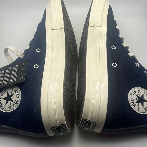 CONVERSE CHUCK 70 HI 'NAVY / RED NWB-unisex Men 10 / women 12 - Picture 4 of 10